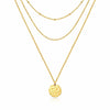 Luna Disc Layered Necklace Ilaya Studio