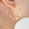 Seraphine Twist Hoops Ilaya Studio