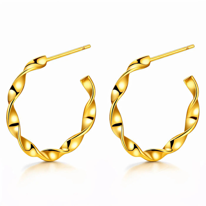 Seraphine Twist Hoops Ilaya Studio