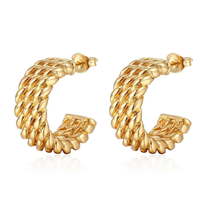 Elowen Rope Studs Ilaya Studio