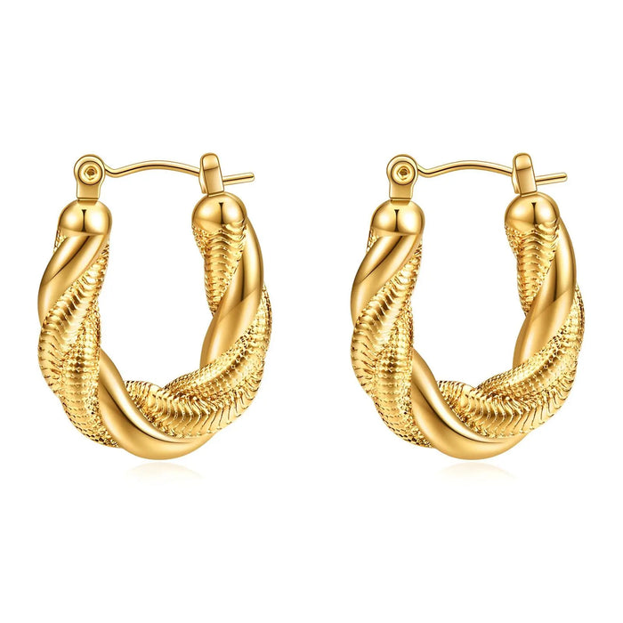 Calista Twist Hoops Ilaya Studio