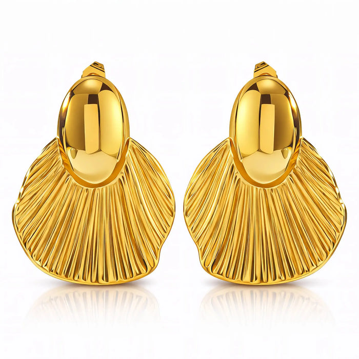 Aurelia Fan Studs Ilaya Studio